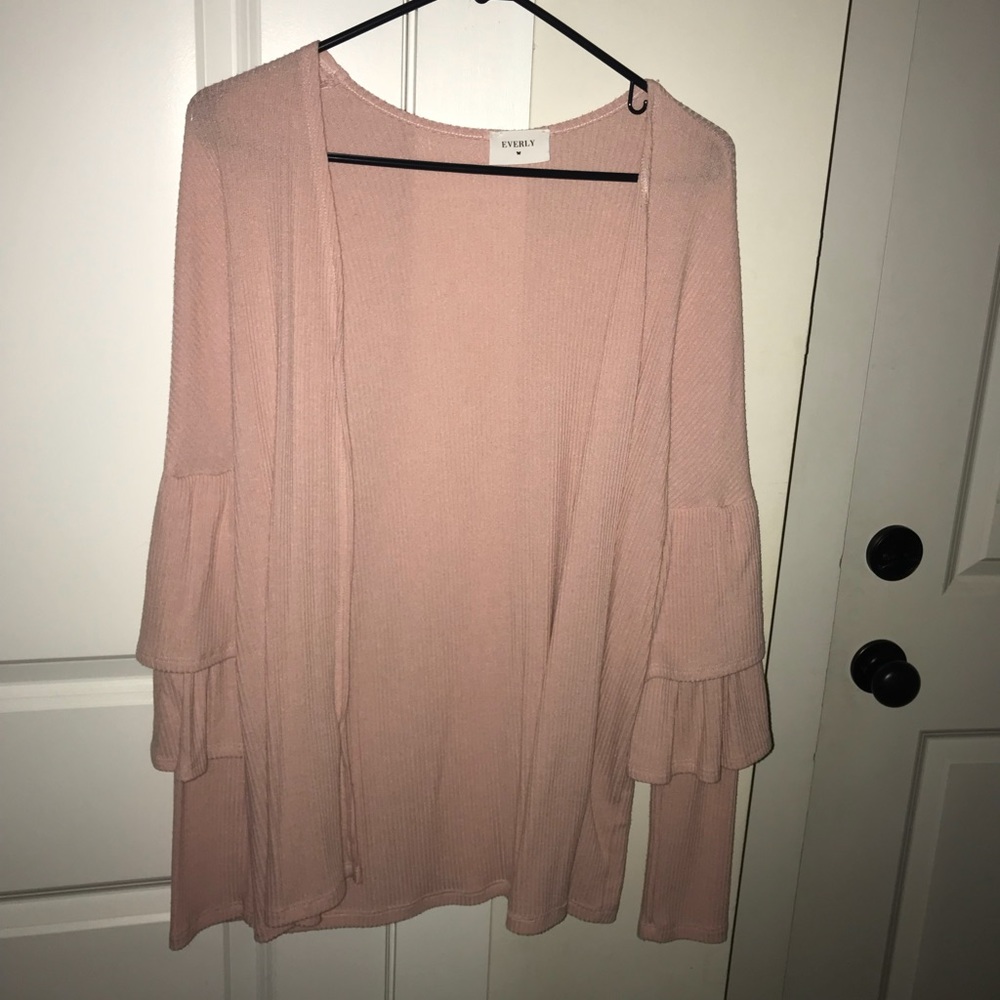 Light pink cardigan
